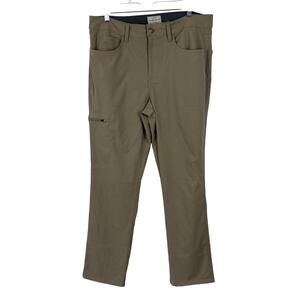 Weatherproof Vintage Hybrid Pants 34 x 30 BUNDLE of 2 navy blue, khaki nylon